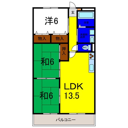 グランステイツ松茂の物件間取画像